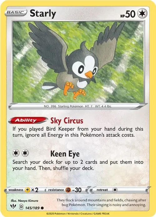 Starly card art