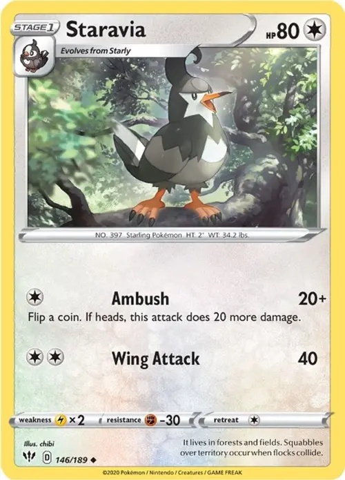 Staravia card art