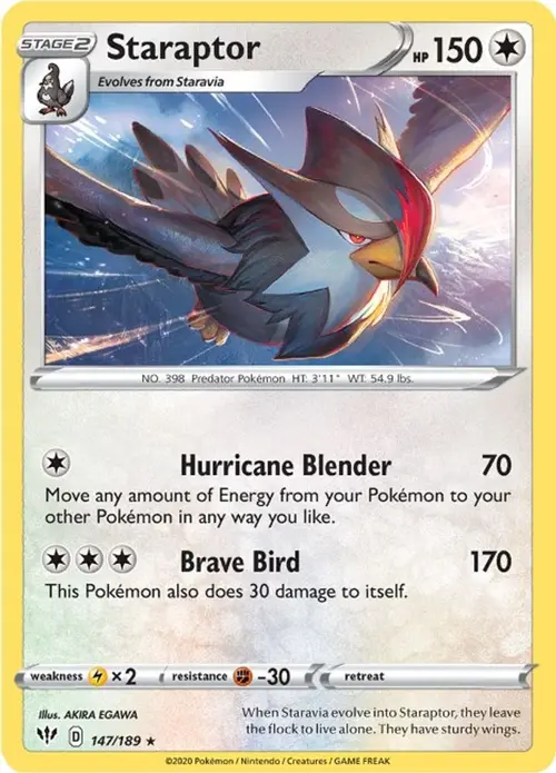 Staraptor card art