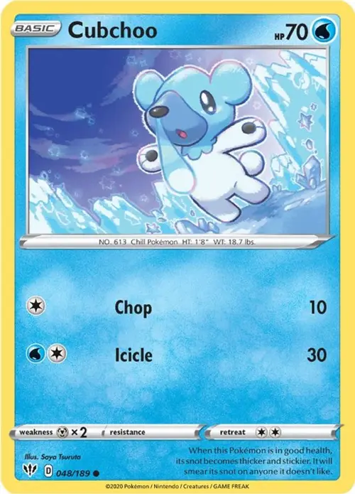 Cubchoo card art