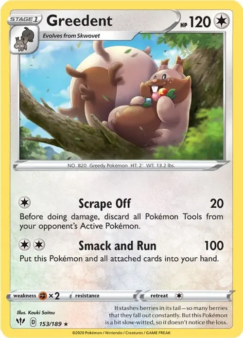 Greedent card art