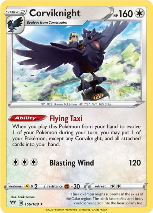 Corviknight card art
