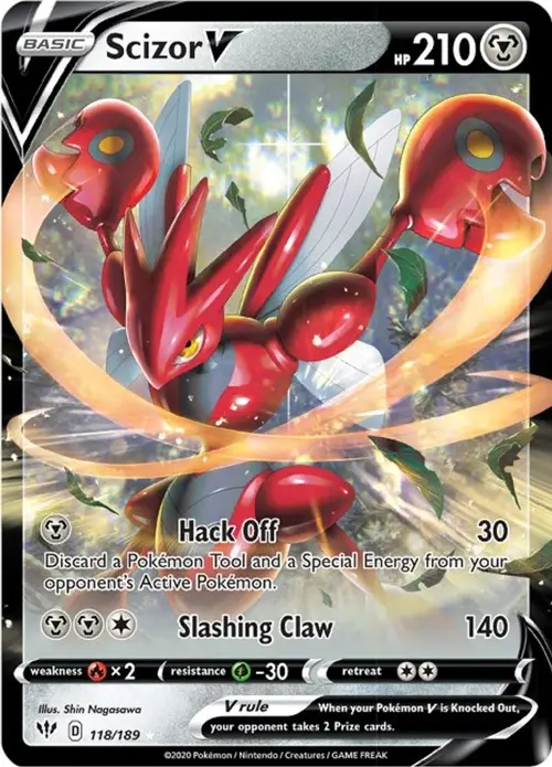 Scizor V card art