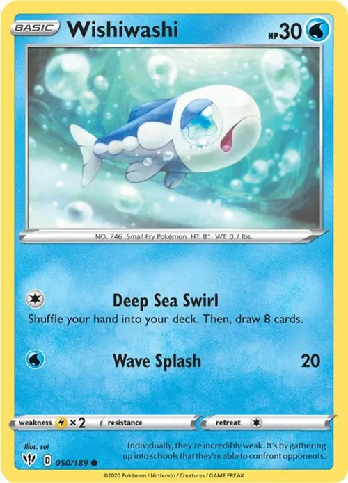 Wishiwashi card art