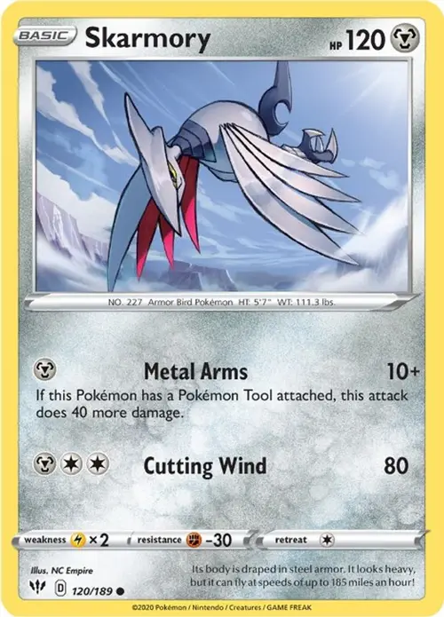 Skarmory card art