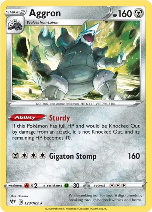 Aggron card art