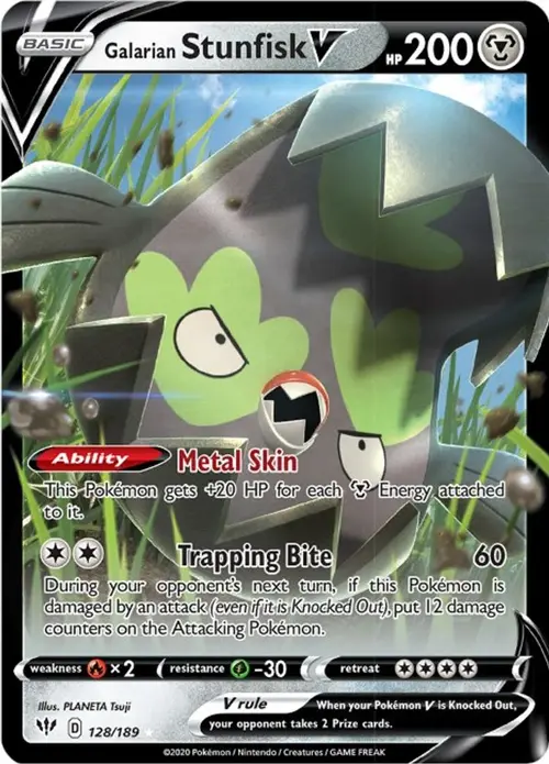 Galarian Stunfisk V card art