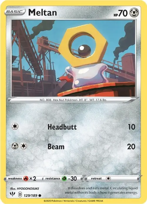 Meltan card art