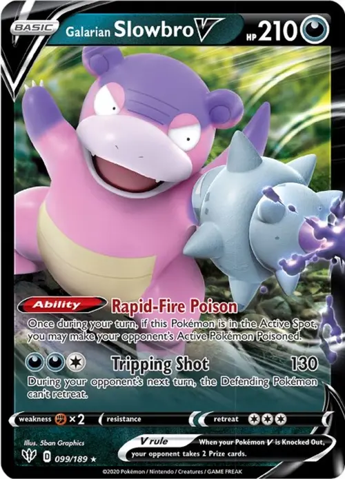 Galarian Slowbro V card art