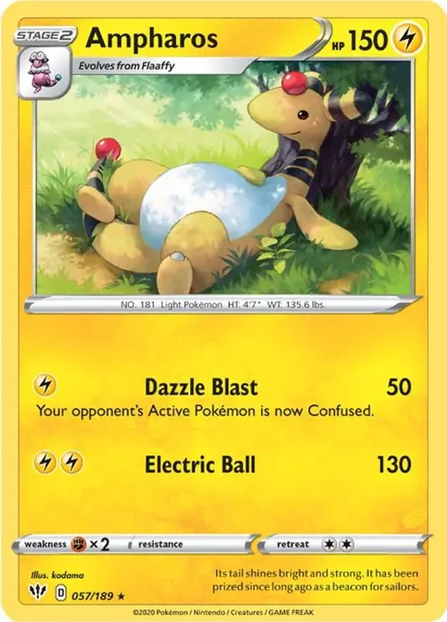 Ampharos card art