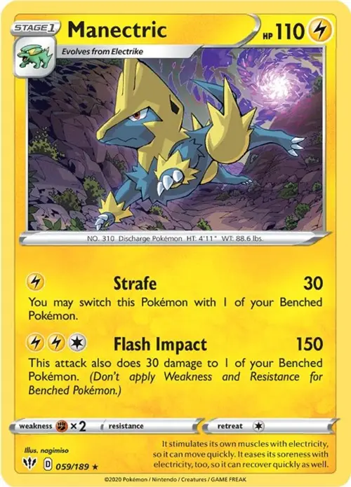 Manectric card art