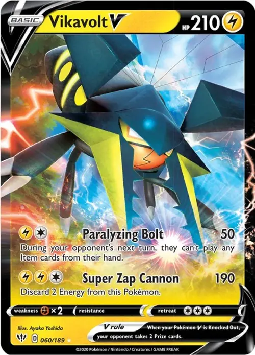 Vikavolt V card art