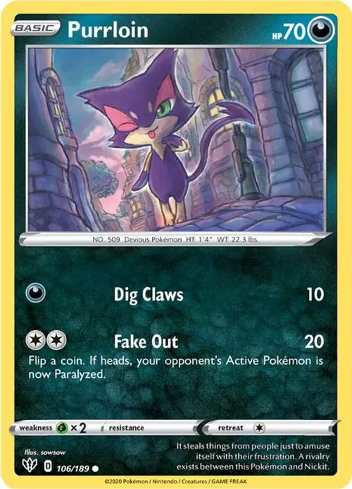 Purrloin card art