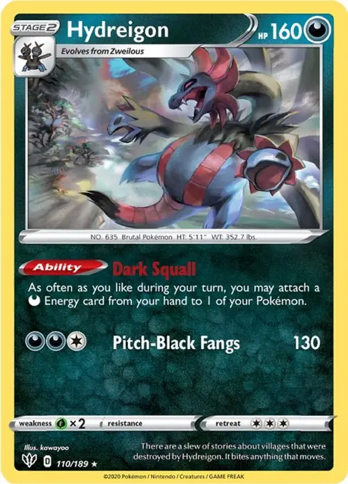 Hydreigon card art