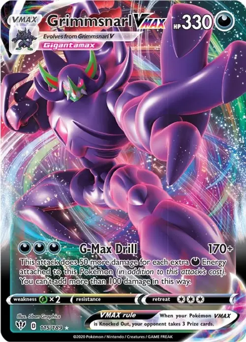 Grimmsnarl VMAX card art