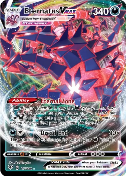 Eternatus VMAX card art