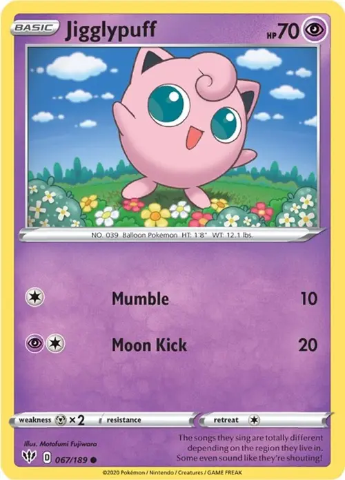 Jigglypuff card art
