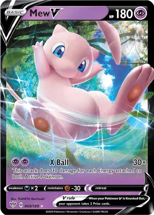 Mew V card art