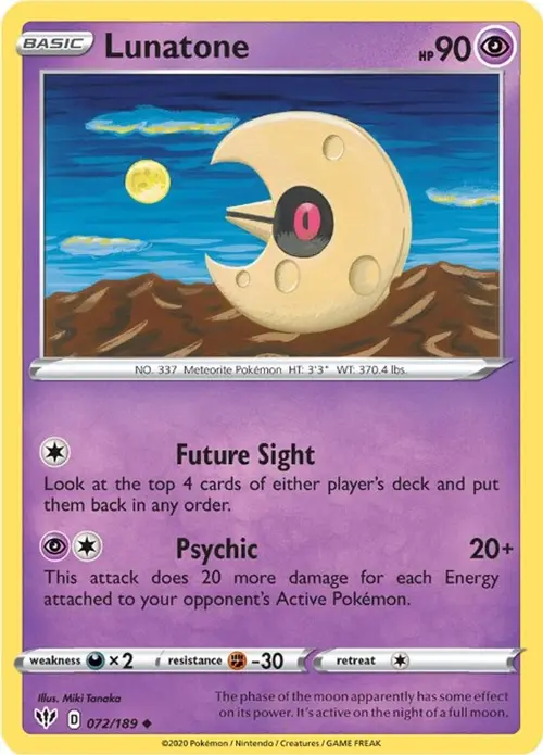 Lunatone card art