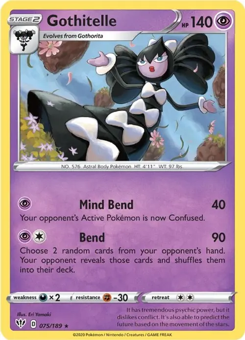 Gothitelle card art