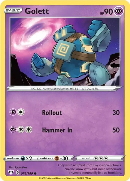 Golett card art