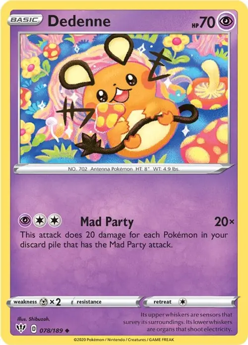 Dedenne card art