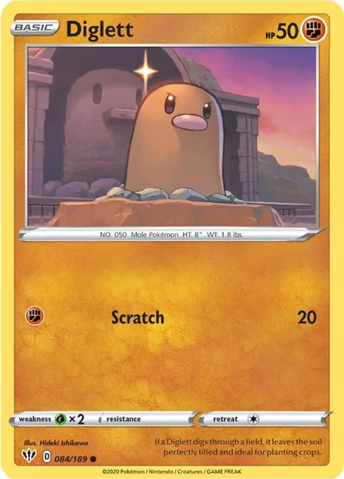 Diglett card art