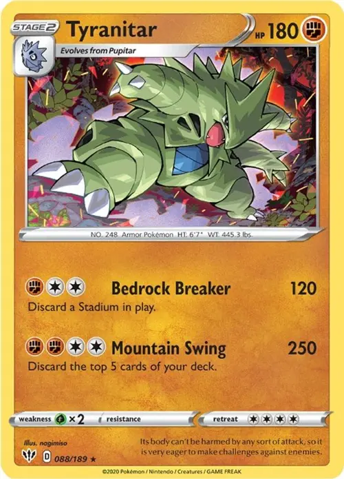 Tyranitar card art
