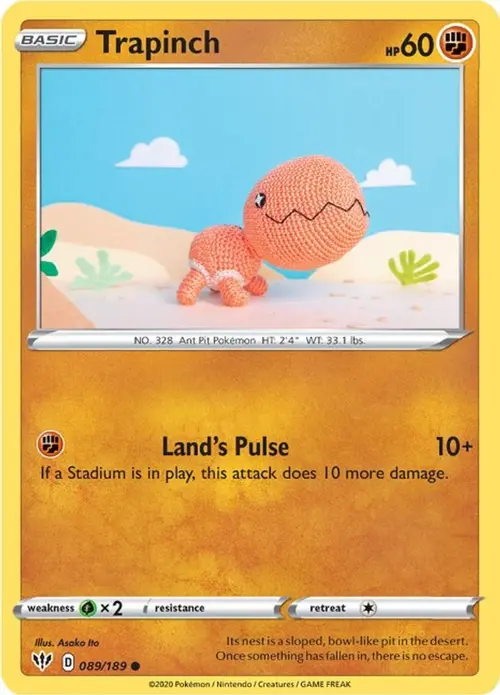 Trapinch card art
