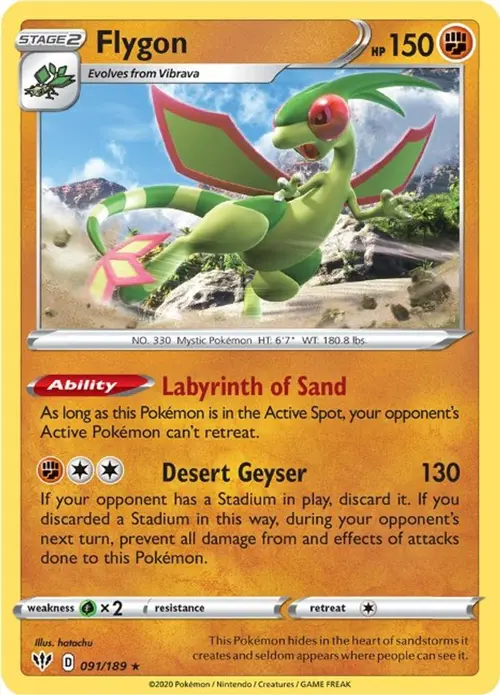 Flygon card art