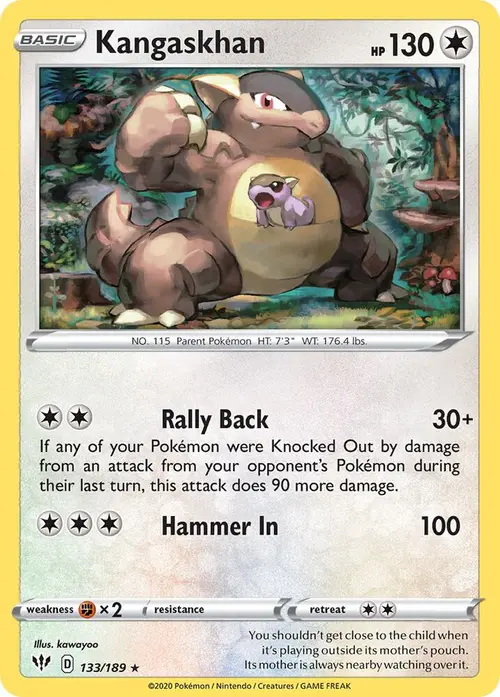 Kangaskhan card art