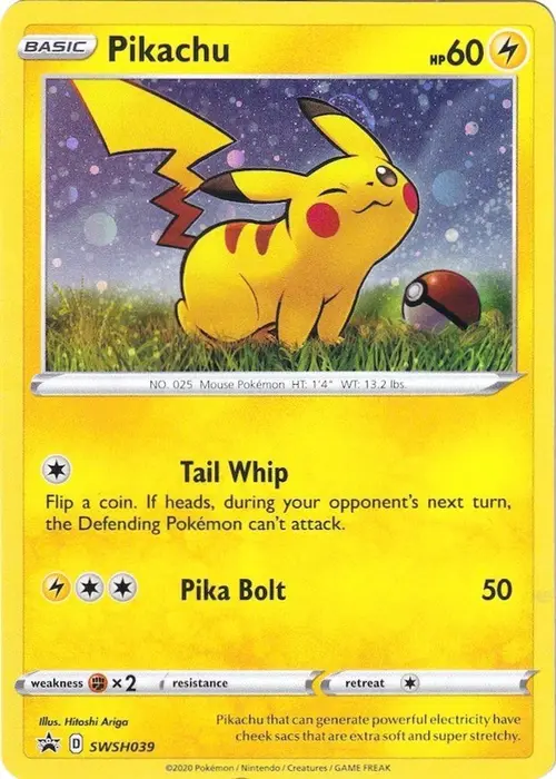 Pikachu - SWSH039 card art