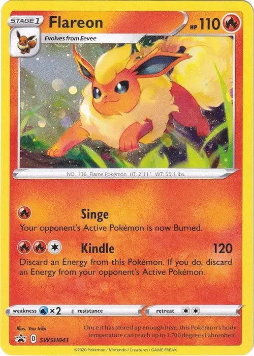 Flareon - SWSH041 card art