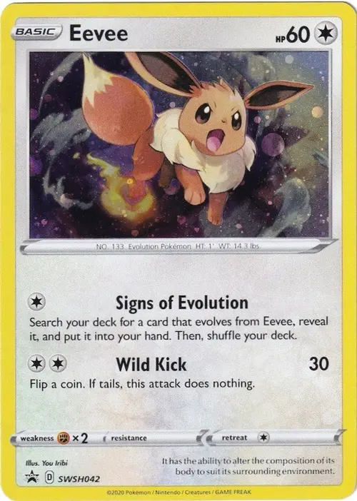 Eevee - SWSH042 card art
