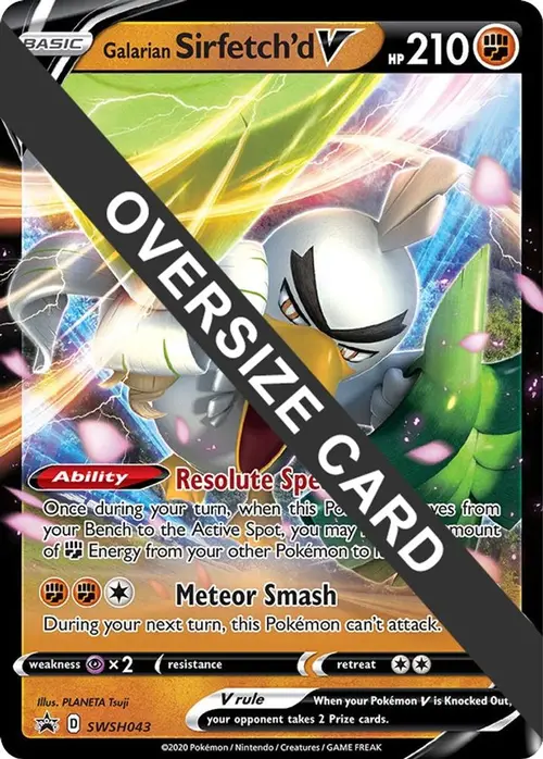 Galarian Sirfetch'd V - SWSH043 card art