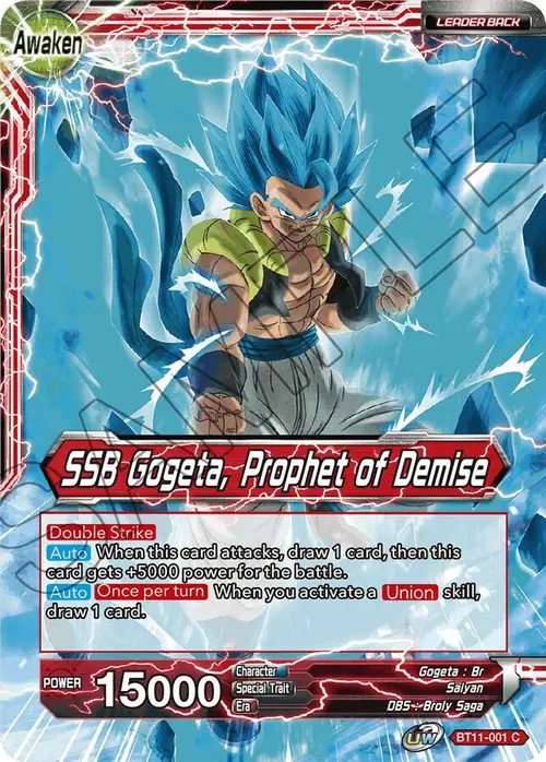 Gogeta // SSB Gogeta, Prophet of Demise card art