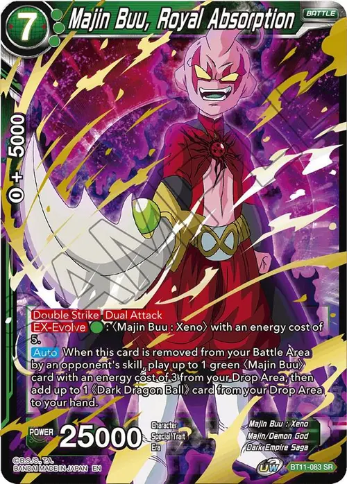 Majin Buu, Royal Absorption card art