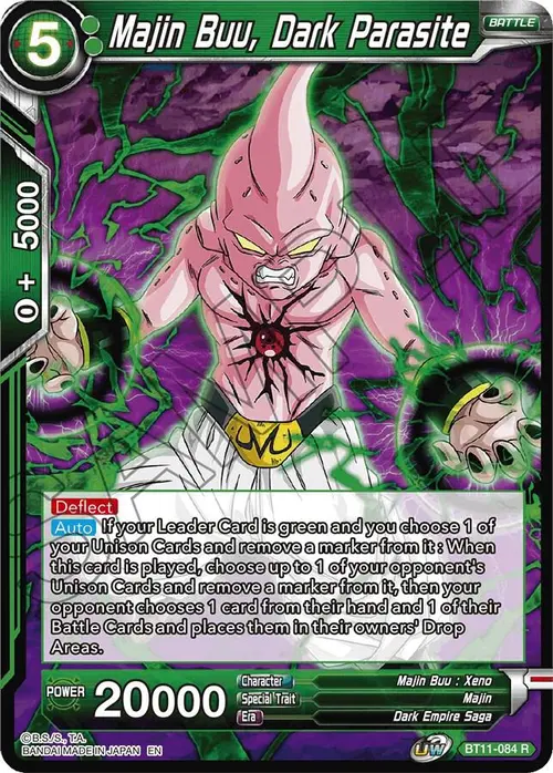 Majin Buu, Dark Parasite card art