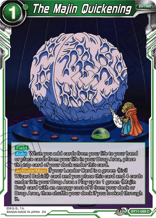 The Majin Quickening card art