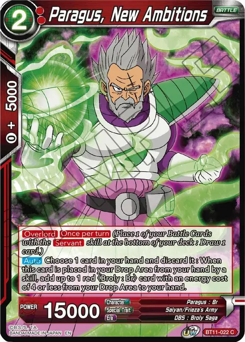 Paragus, New Ambitions card art