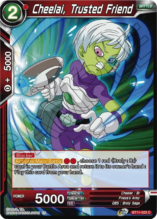 Cheelai, Trusted Friend card art