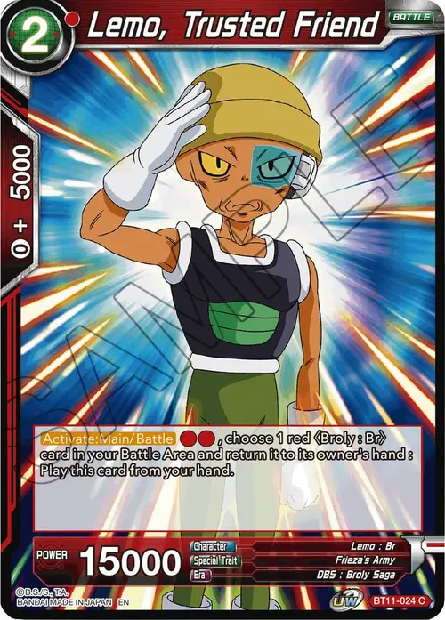 Lemo, Trusted Friend card art