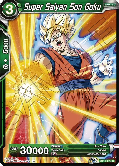 Super Saiyan Son Goku card art