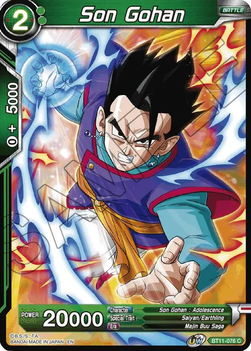 Son Gohan (Green) card art
