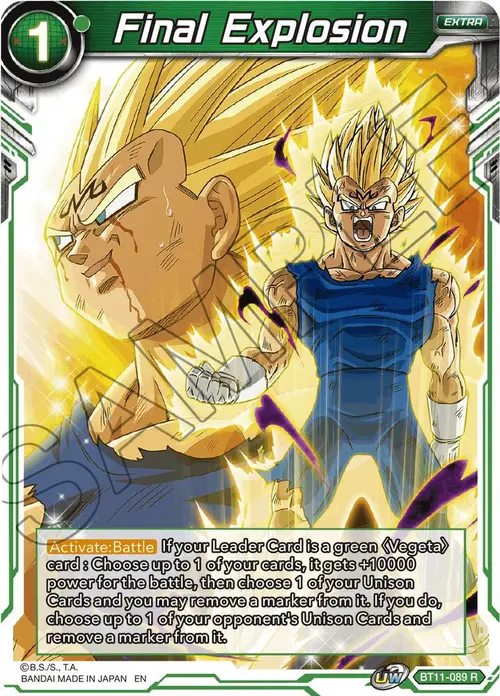 Final Explosion card art