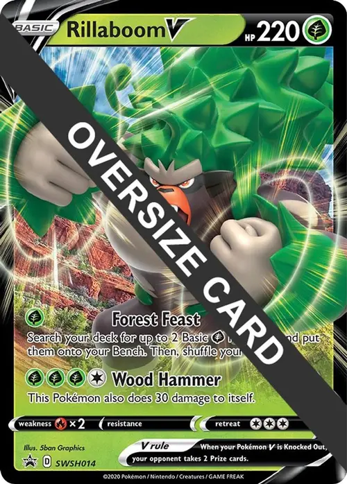 Rillaboom V - SWSH014 card art