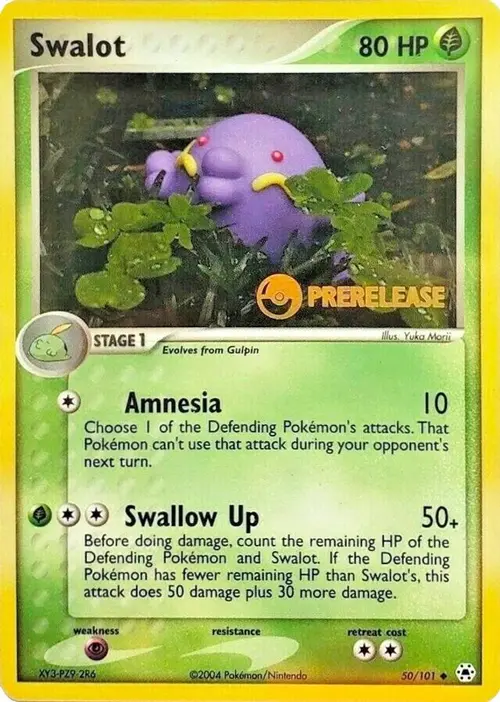 Swalot - 50/101 (Prerelease) card art