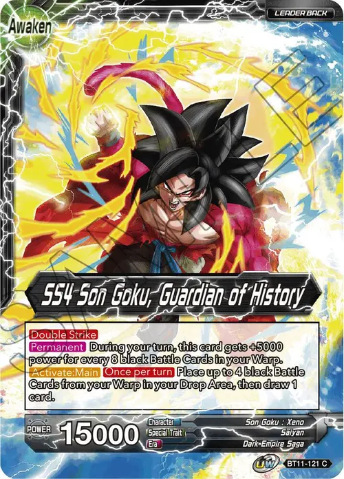 Son Goku // SS4 Son Goku, Guardian of History card art