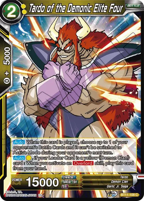 Tardo of the Demonic Elite Four card art