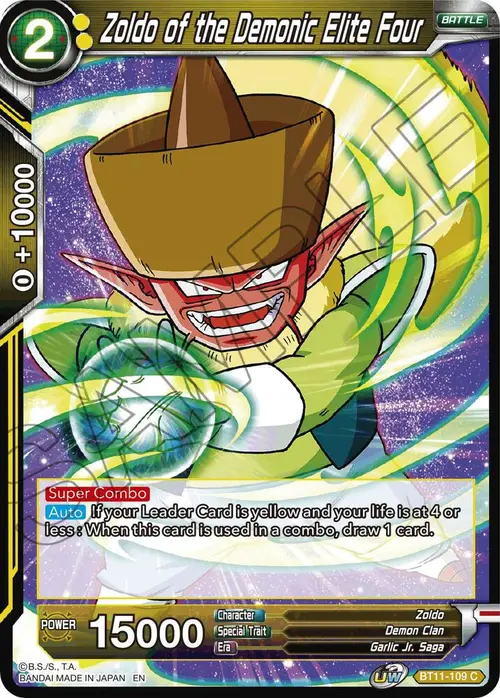 Zoldo of the Demonic Elite Four card art